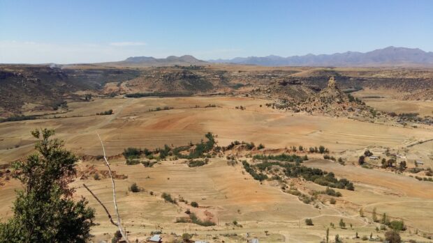 Moshoeshoe Plateau in Lesotho