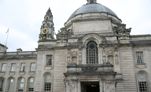 City Hall in Cardiff.