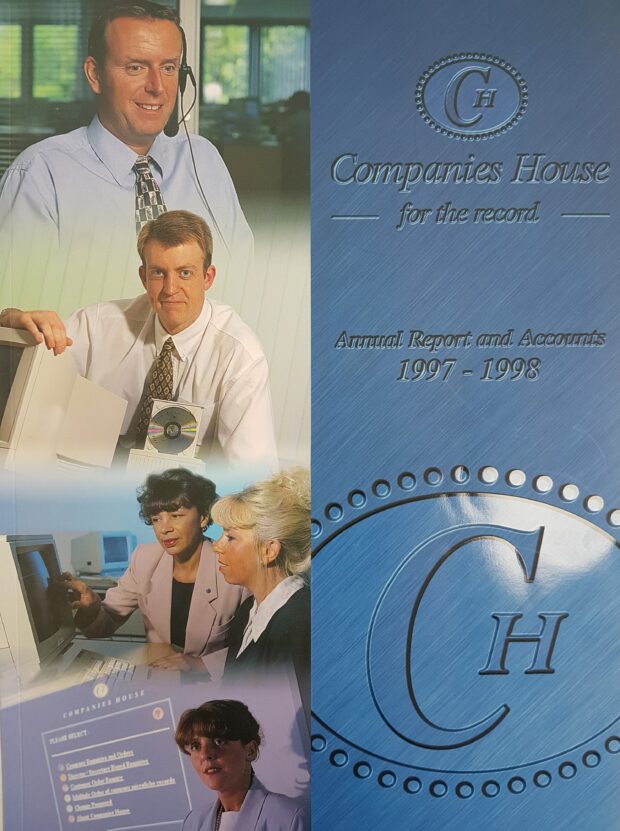 Our annual report from 97 to 98