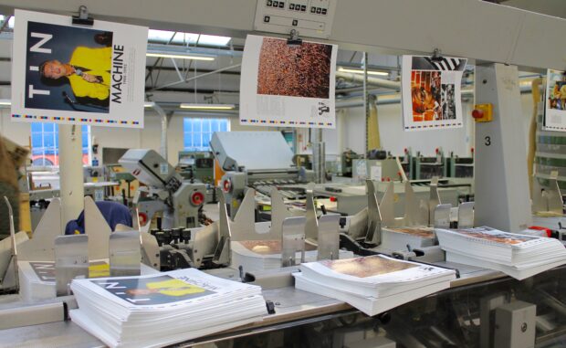 The inside of the modern day Allsopp Bookbinders