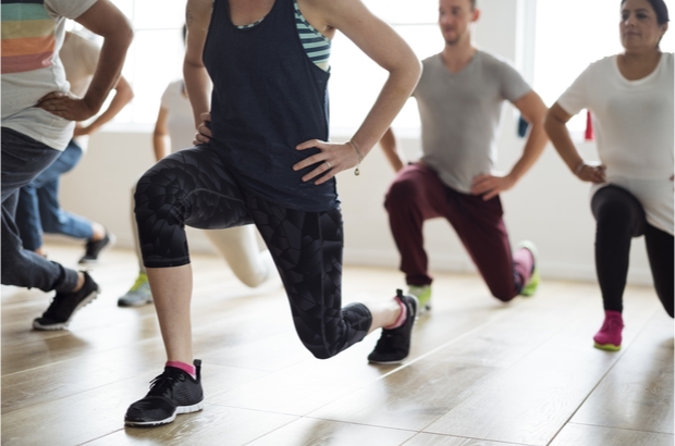 Indoor exercise class