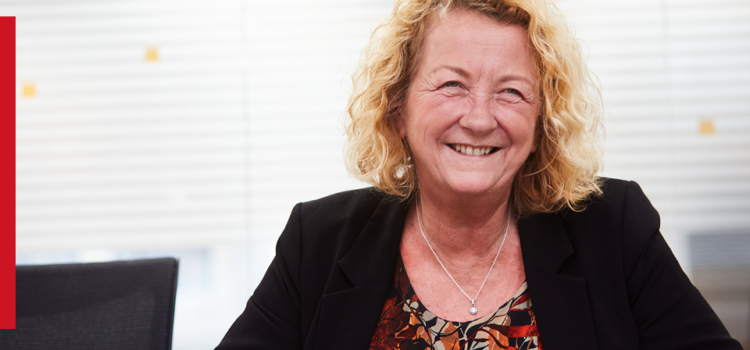 Louise Smyth, Registrar of Companies for England and Wales, smiling.